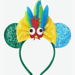 NWT Moana Hei-Hei Chicken Glitter Mouse Ears Headband – Disney Inspired